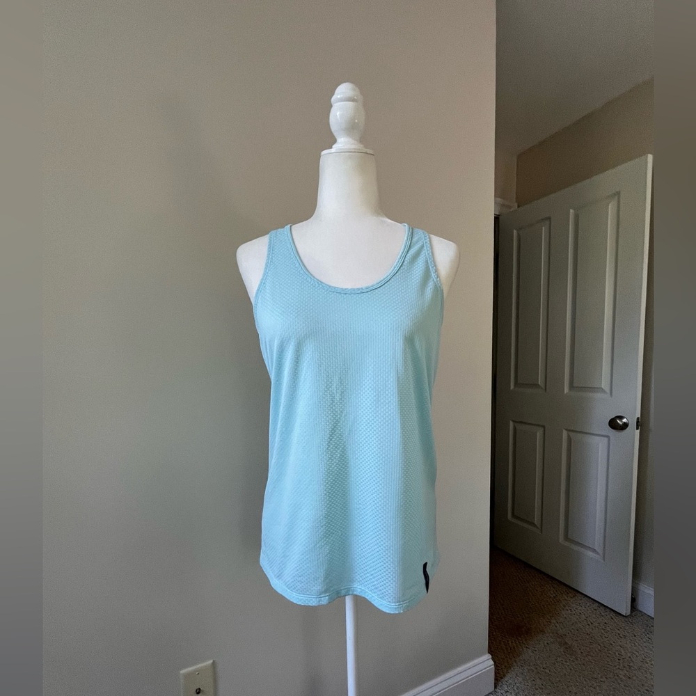 Under Armour Blue Mesh Running Tank